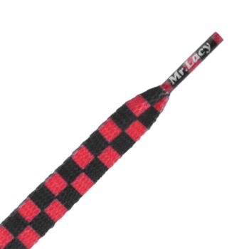 Mr. Lacy Printies 130cm Shoelaces - Red/Black