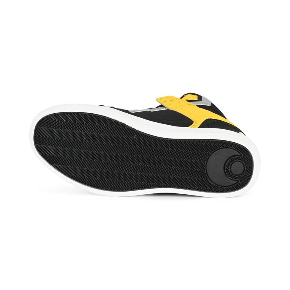 Osiris Clone High Top Shoes - Black/Yellow/White