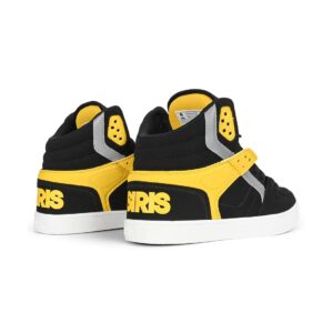 Osiris Clone High Top Shoes - Black/Yellow/White