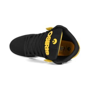 Osiris Clone High Top Shoes - Black/Yellow/White
