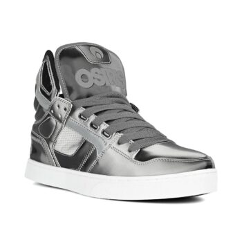 Osiris Clone High Top Shoes - Silver/Black/Holo