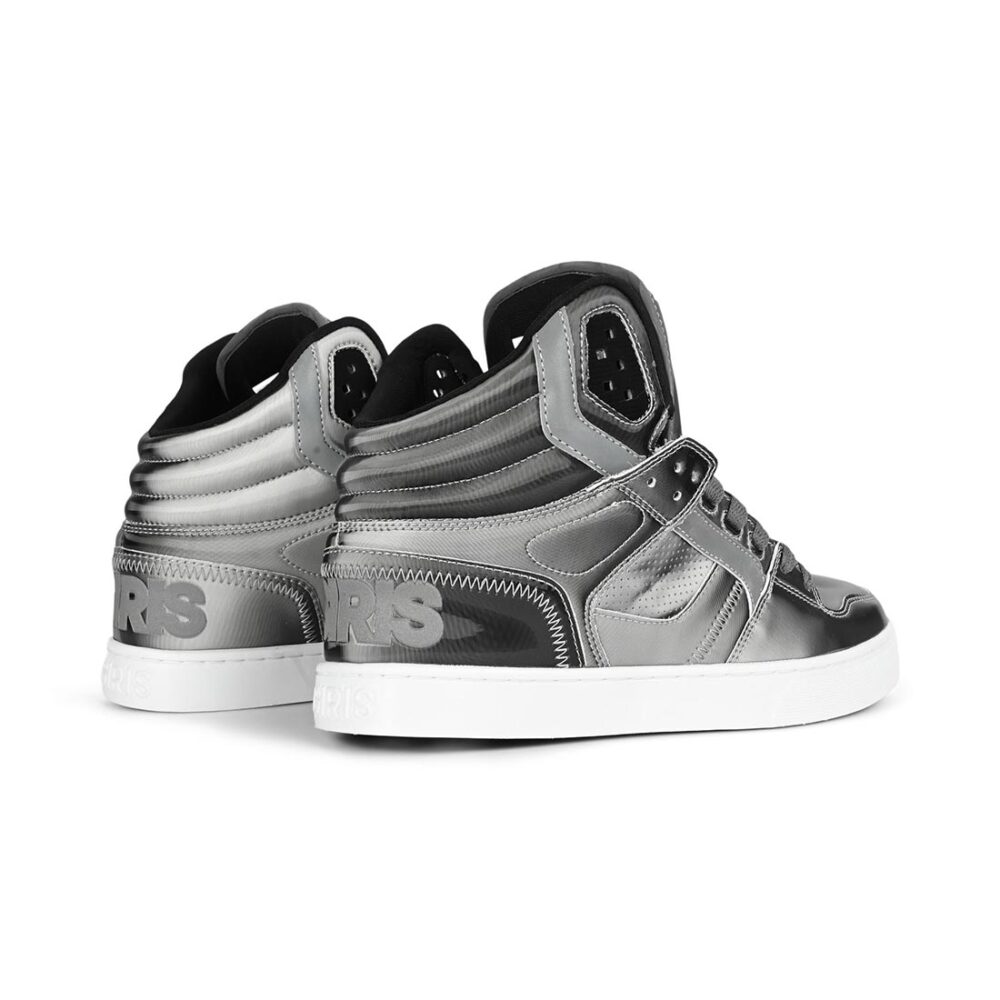 Osiris Clone High Top Shoes - Silver/Black/Holo