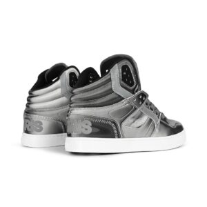 Osiris Clone High Top Shoes - Silver/Black/Holo