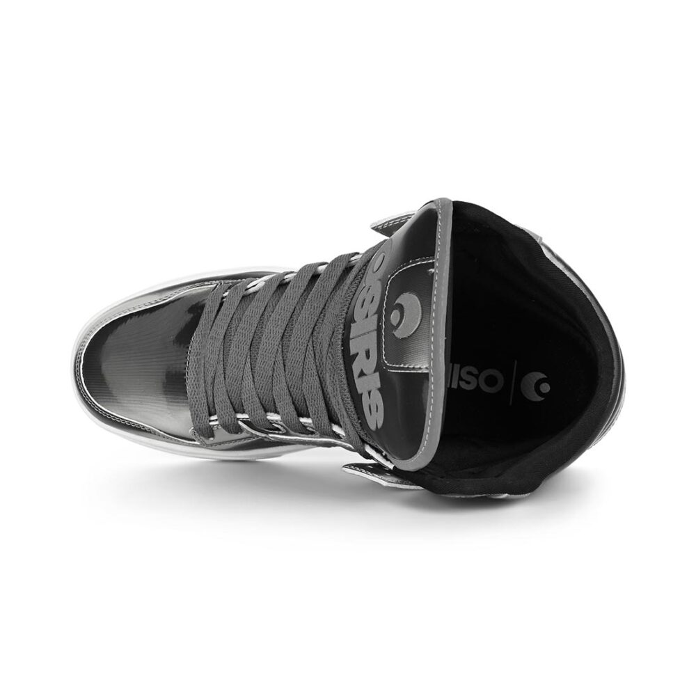 Osiris Clone High Top Shoes - Silver/Black/Holo
