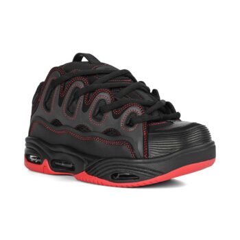 Osiris D3 2001 Skate Shoes - Black/Red/Red