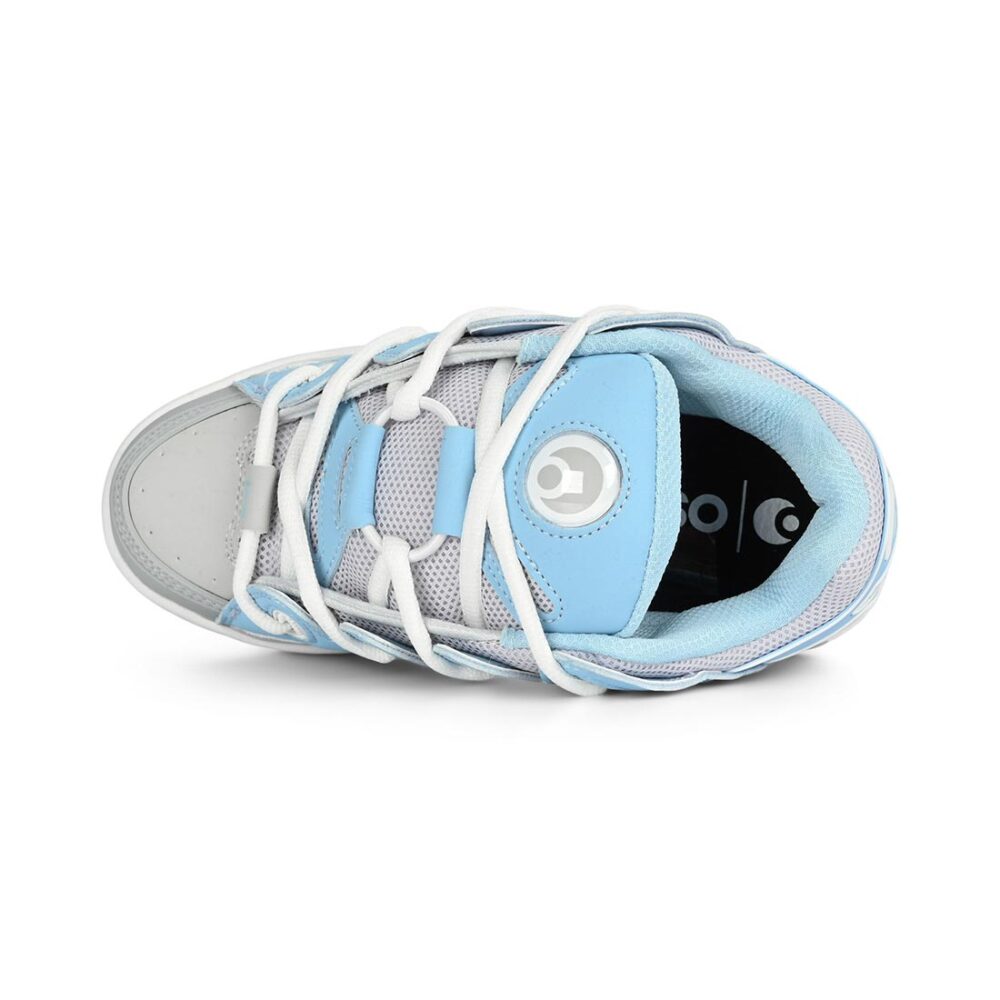Osiris D3 OG Skate Shoes - Baby Blue/Grey/White