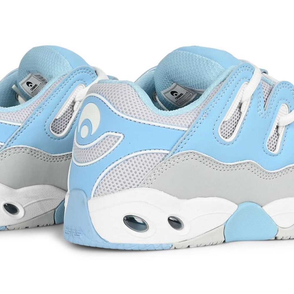 Osiris D3 OG Skate Shoes - Baby Blue/Grey/White