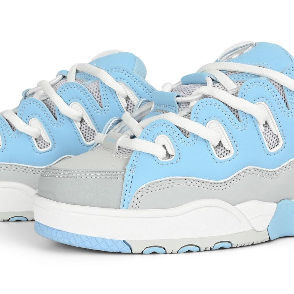 Osiris D3 OG Skate Shoes - Baby Blue/Grey/White