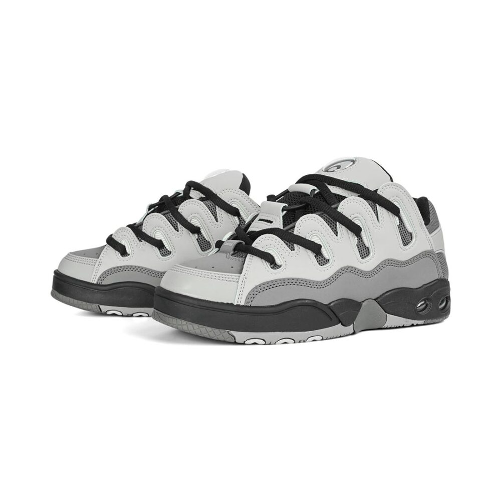 Osiris D3 OG Skate Shoes - Grey/Black/Light Grey