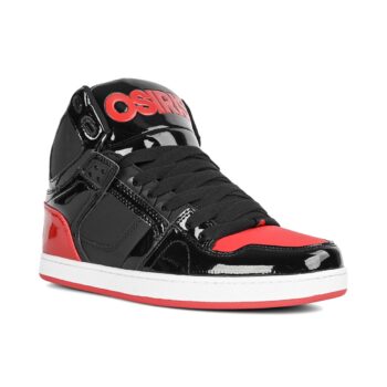 Osiris NYC 83 CLK High Top Shoes - Black/Black/Red