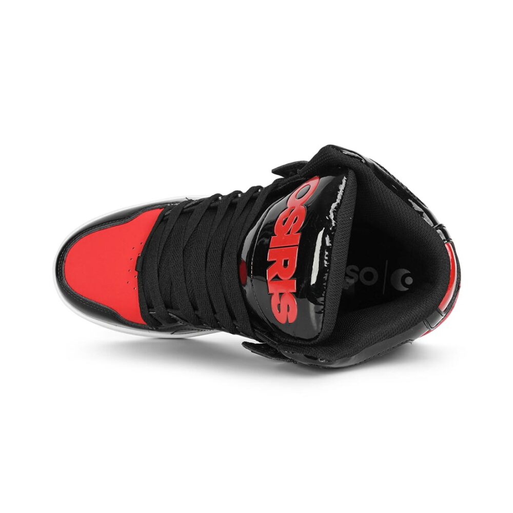 Osiris NYC 83 CLK High Top Shoes - Black/Black/Red
