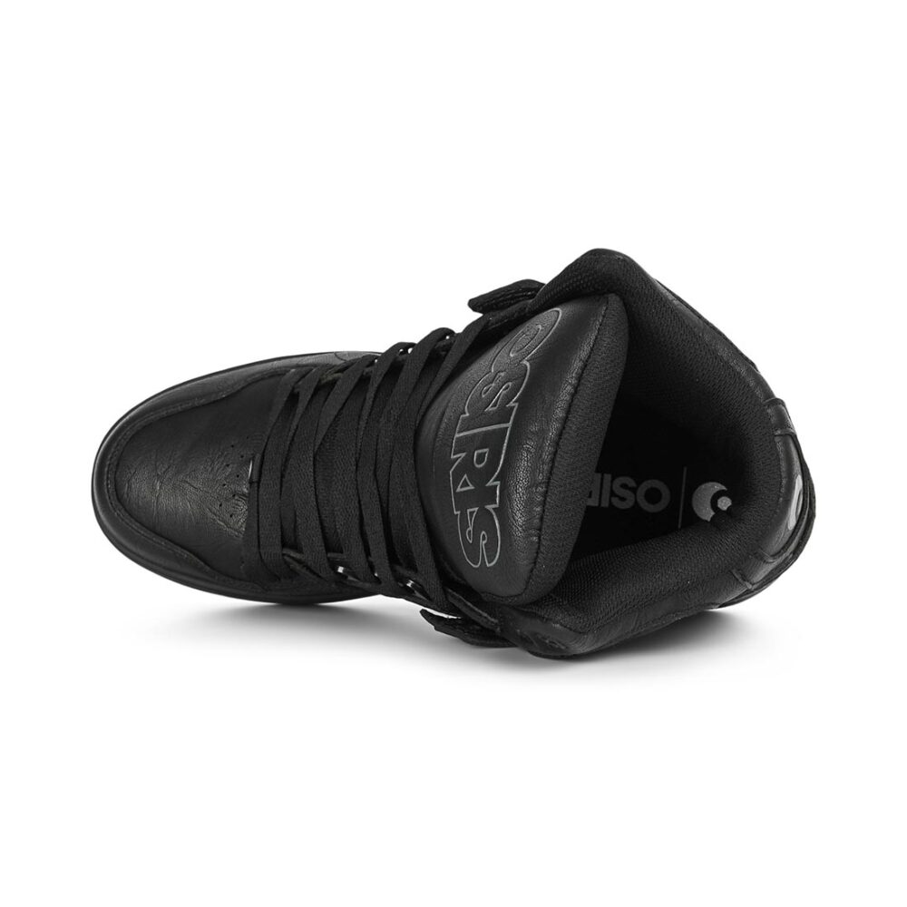 Osiris NYC 83 CLK High Top Shoes - Black/Black/Wrinkle