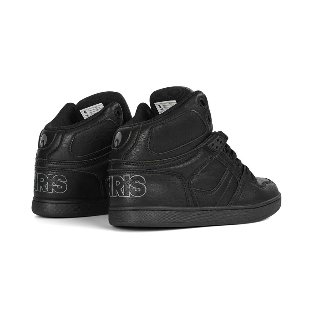 Osiris NYC 83 CLK High Top Shoes - Black/Black/Wrinkle