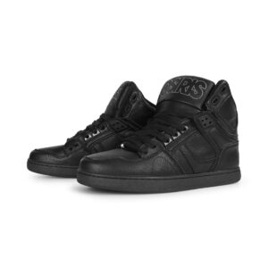 Osiris NYC 83 CLK High Top Shoes - Black/Black/Wrinkle