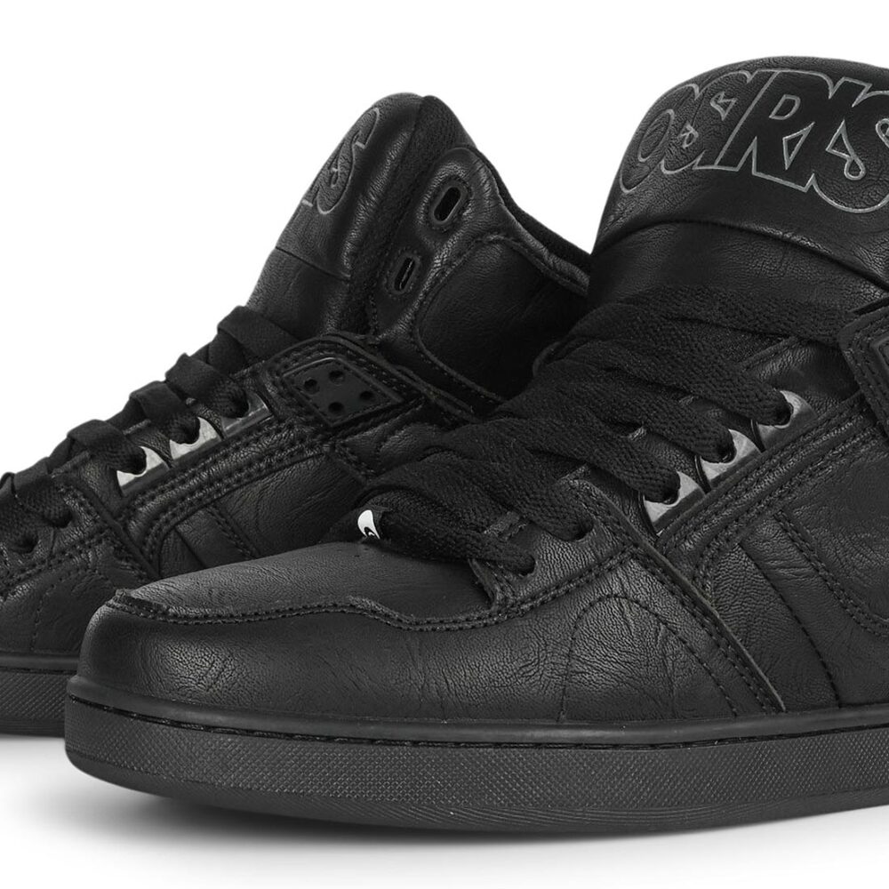 Osiris NYC 83 CLK High Top Shoes - Black/Black/Wrinkle