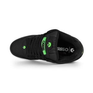 Osiris Peril Skate Shoes - Black/Black/Green