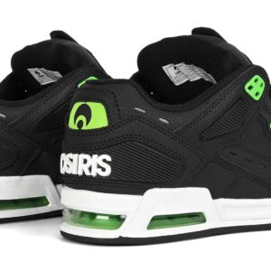 Osiris Peril Skate Shoes - Black/Black/Green