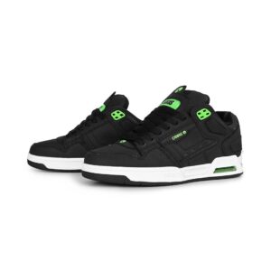 Osiris Peril Skate Shoes - Black/Black/Green