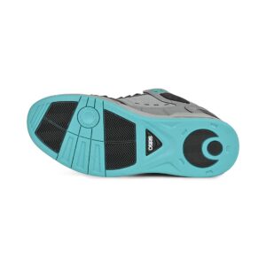 Osiris Peril Skate Shoes - Black/Grey/Teal