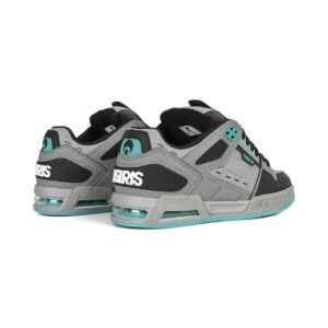 Osiris Peril Skate Shoes - Black/Grey/Teal