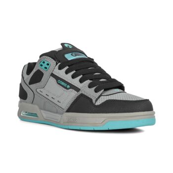 Osiris Peril Skate Shoes - Black/Grey/Teal