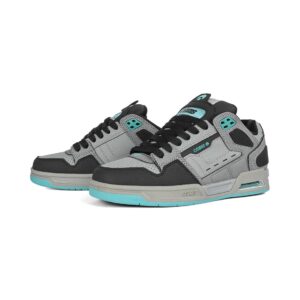 Osiris Peril Skate Shoes - Black/Grey/Teal