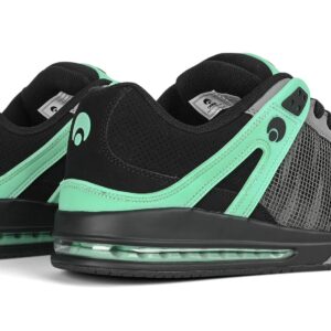 Osiris Pixel Skate Shoes - Black/Charcoal/Green Glow