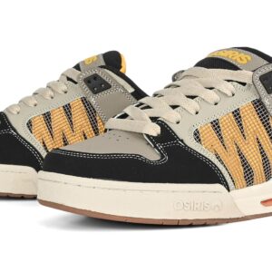 Osiris Pixel Skate Shoes - Black/Yellow/Grey