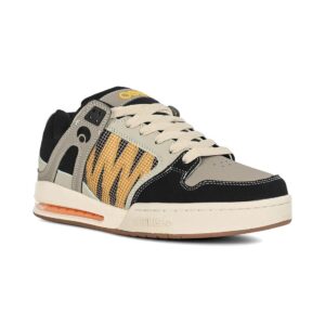 Osiris Pixel Skate Shoes - Black/Yellow/Grey
