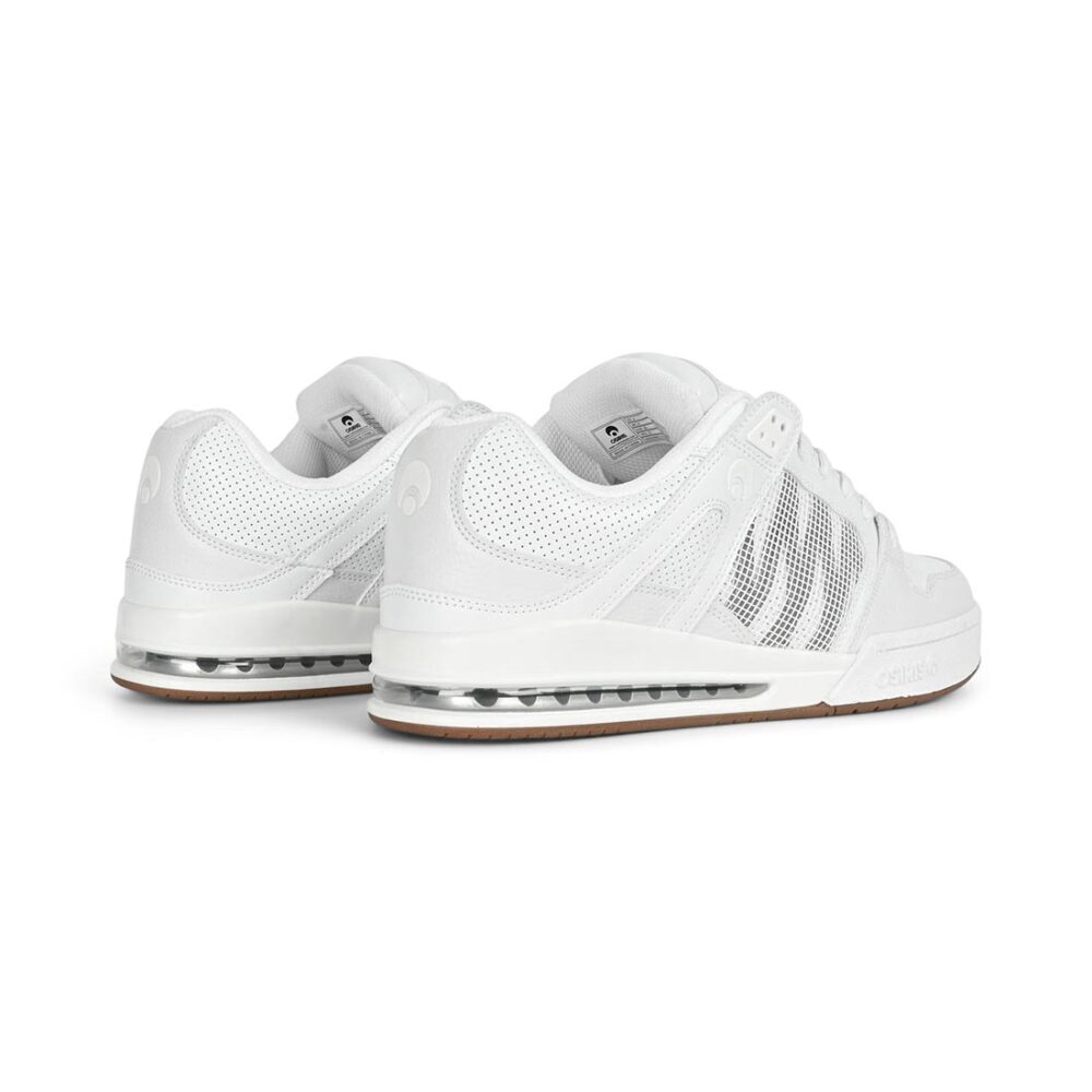 Osiris Pixel Skate Shoes - White/Grey/Gum