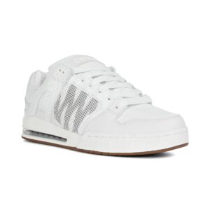 Osiris Pixel Skate Shoes - White/Grey/Gum