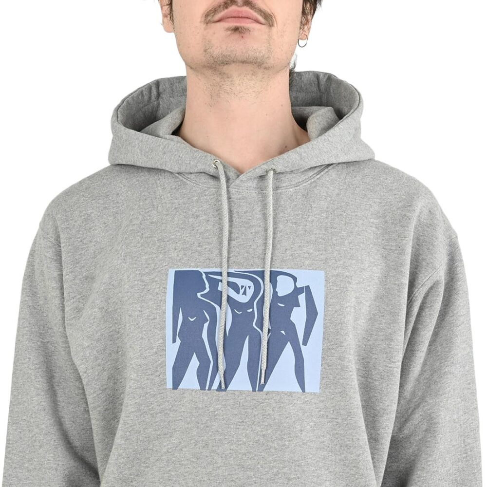Polar Cut Outs Dave Pullover Hoodie - Heather Grey