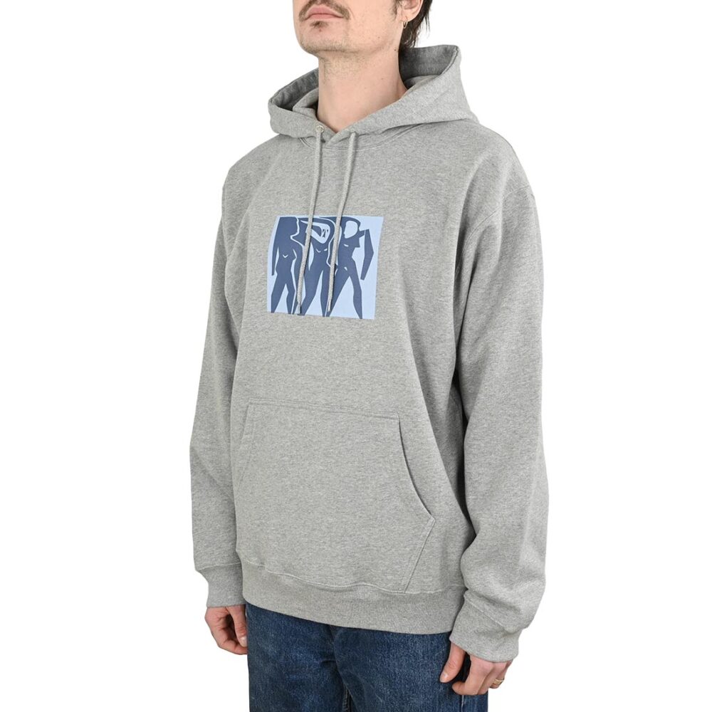 Polar Cut Outs Dave Pullover Hoodie - Heather Grey
