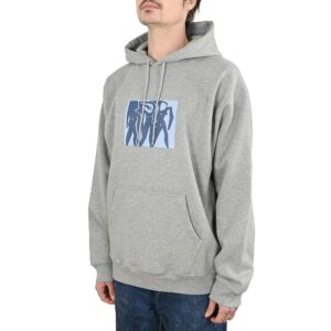 Polar Cut Outs Dave Pullover Hoodie - Heather Grey