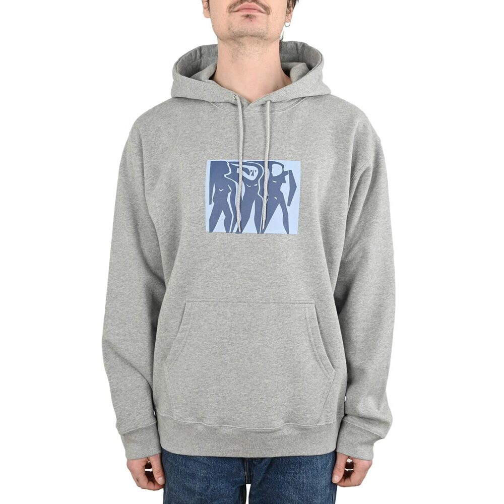 Polar Cut Outs Dave Pullover Hoodie - Heather Grey