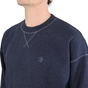 Polar Frankie Crew Sweater - Navy Melange