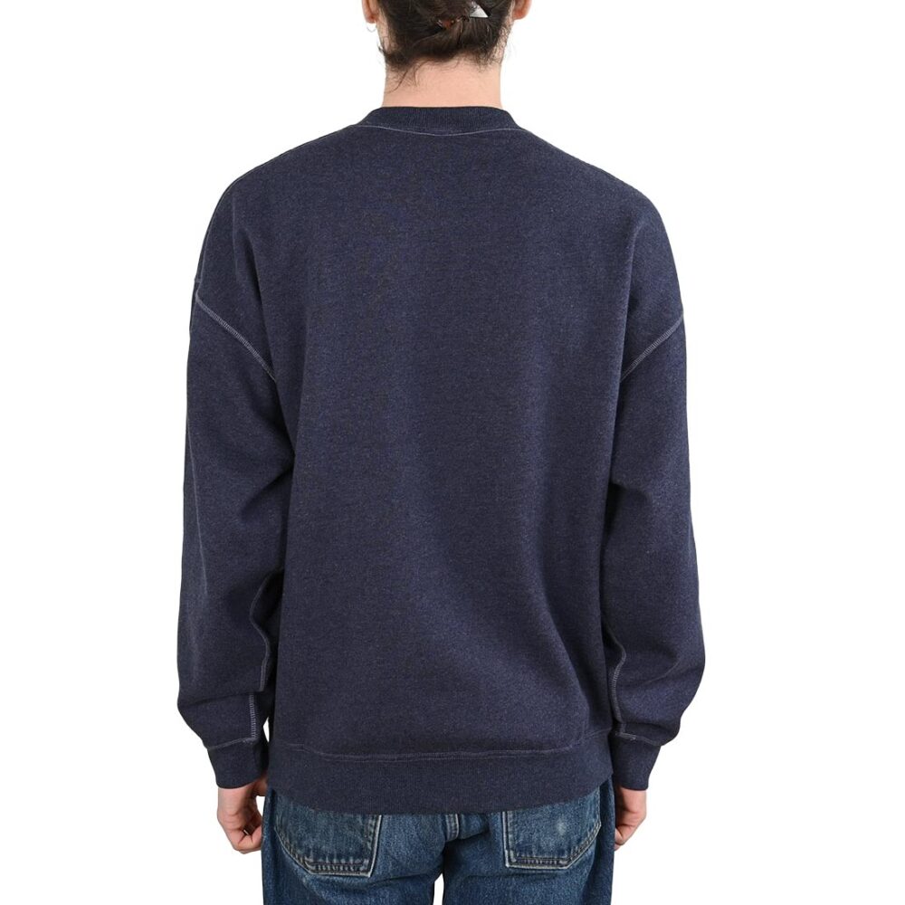 Polar Frankie Crew Sweater - Navy Melange