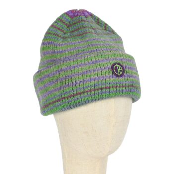 Polar George Beanie Hat - Purple/Green