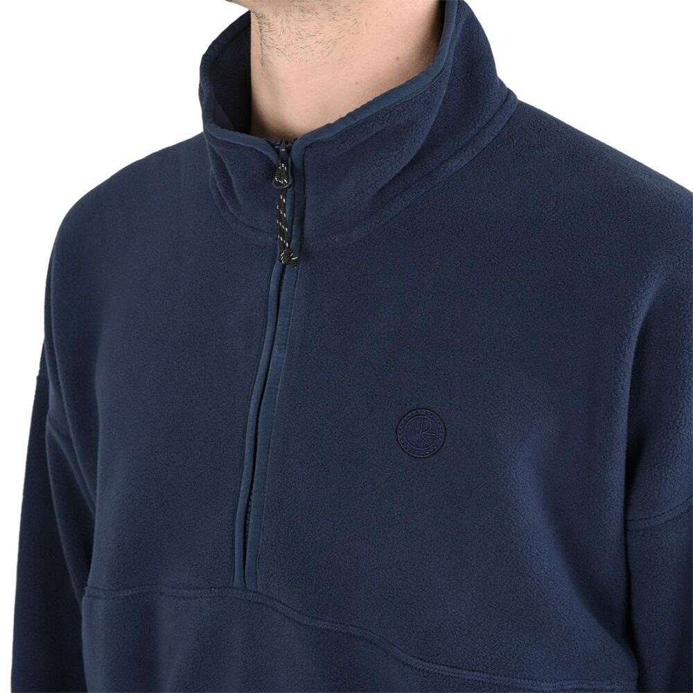 Polar Ivan Half Zip Pullover Fleece - Grey Blue