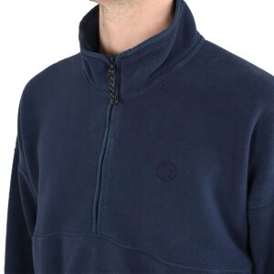 Polar Ivan Half Zip Pullover Fleece - Grey Blue