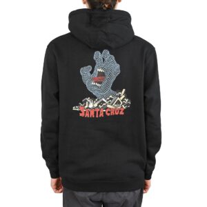 Santa Cruz Kendall Grid Hand Centre Pullover Hoodie - Black (Copy)