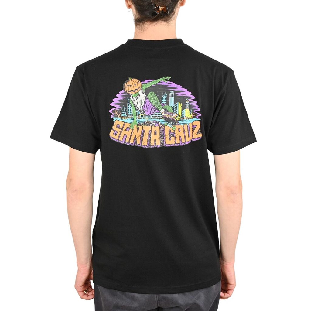 Santa Cruz Kendall Pumpkin S/S T-Shirt - Black - Supereight
