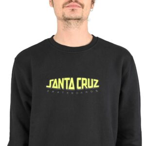 Santa Cruz Grabke Exploding Dot Crew Sweater - Black