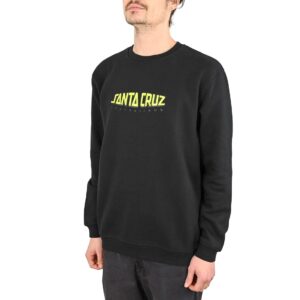 Santa Cruz Grabke Exploding Dot Crew Sweater - Black