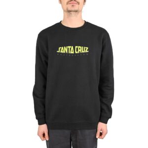Santa Cruz Grabke Exploding Dot Crew Sweater - Black