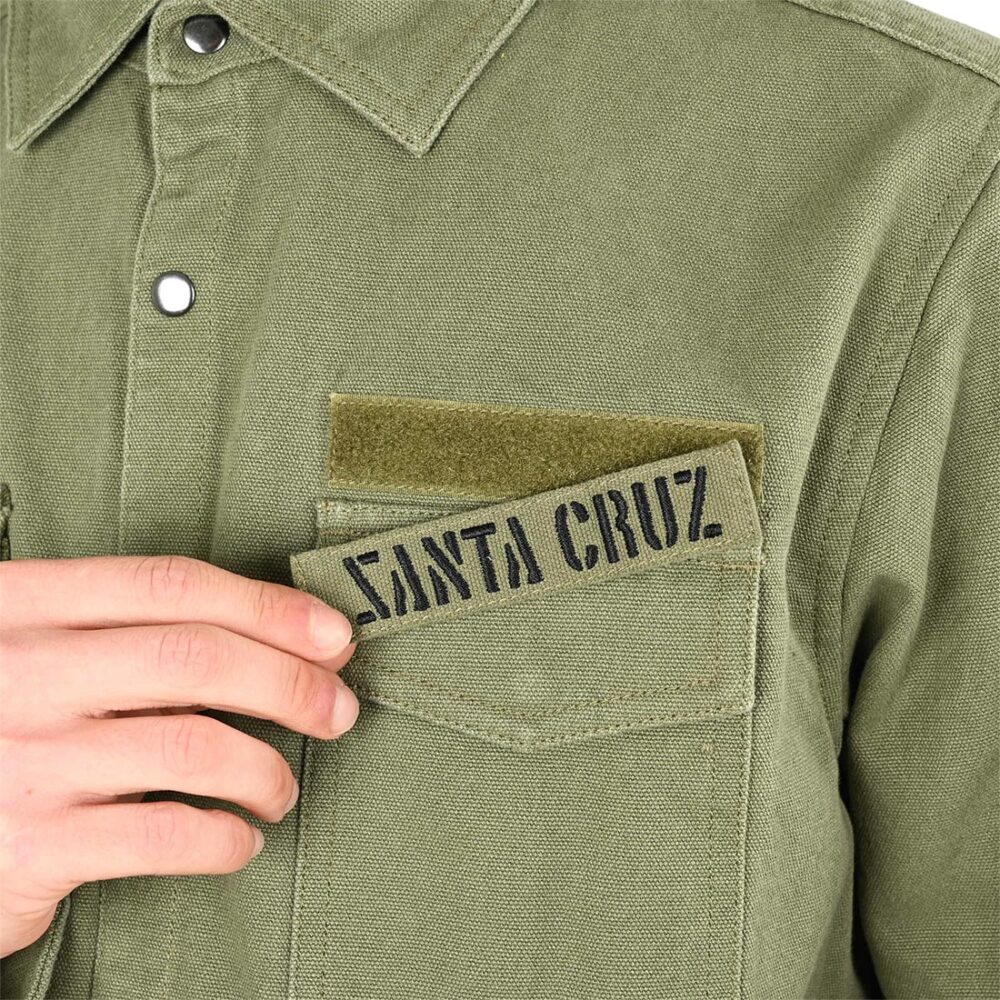 Santa Cruz x Stranger Things Crawl Utility Jacket - Army