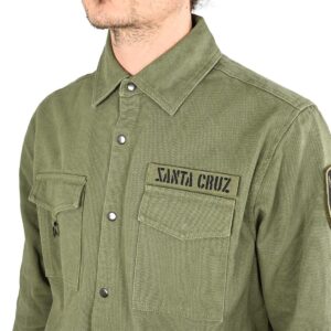 Santa Cruz x Stranger Things Crawl Utility Jacket - Army