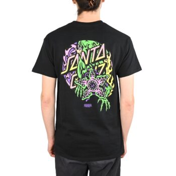 Santa Cruz x Stranger Things Demogorgon Dot S/S T-Shirt - Black