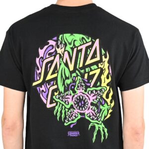 Santa Cruz x Stranger Things Demogorgon Dot S/S T-Shirt - Black