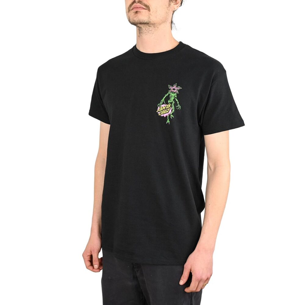 Santa Cruz x Stranger Things Demogorgon Dot S/S T-Shirt - Black